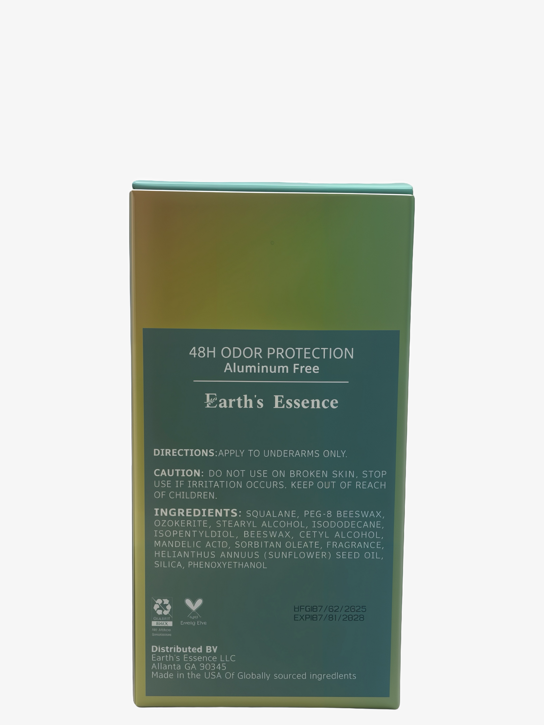 Green box with text on a white background