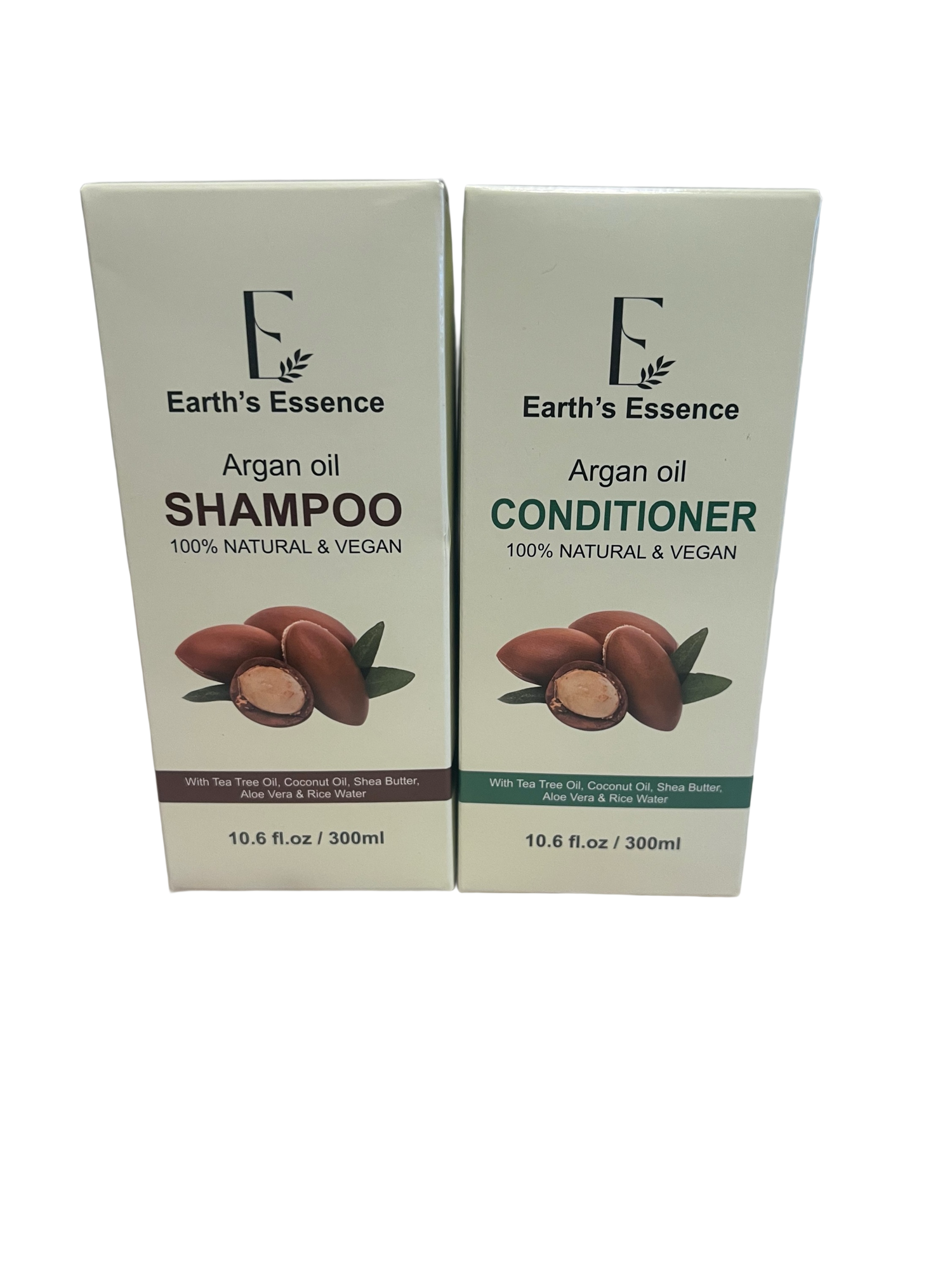 Earth’s Essence Vegan Shampoo & Conditioner Travel Size Bundle